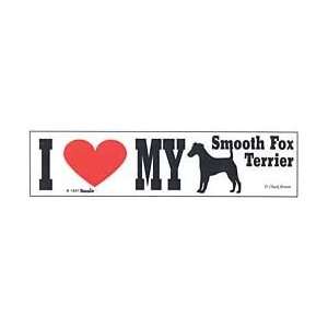  Smooth Fox Terrier Bumper Sticker Automotive