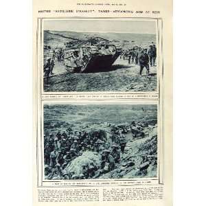  1917 BRITISH TANKS WAR BATTLEFIELD FRANCE ZUBER GUN: Home 