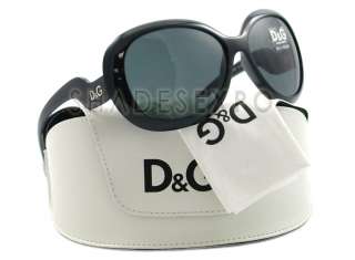 NEW DOLCE&GABBANA D&G Sunglasses DD 8063 BLACK 501/87 DD8063 AUTH 