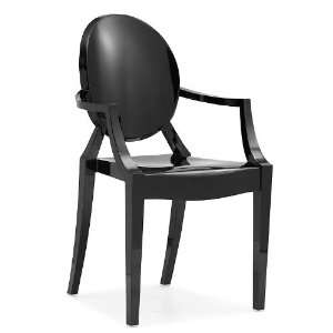    Zuo Modern Anime Acrylic Chair Black   106101: Everything Else