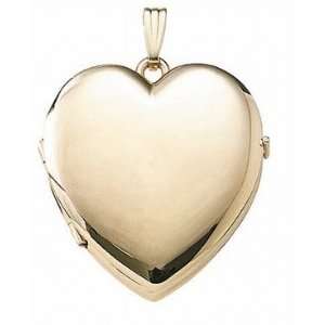  14k Gold Heart Four Photo Locket Jewelry