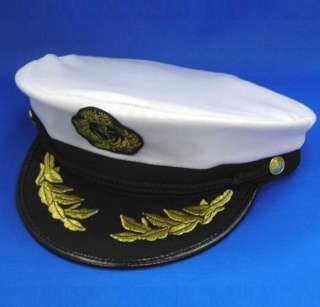   CAPTAIN HAT caps costume sailor ship hats dress up halloween NEW