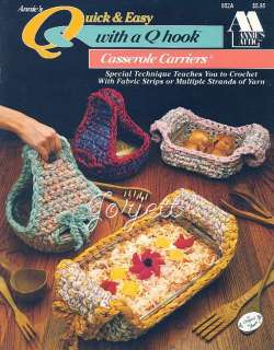 Annies Quick & Easy Q Hook Casserole Carriers, OOP  