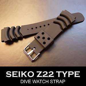 PU DIVERS WATCH Strap for a SEIKO Z22 / CITIZEN / APEKS Divers Watch 