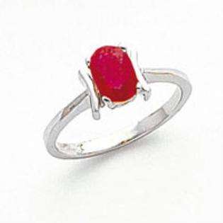14K Gold Mens Ruby and Diamond Ring Size 11.5