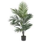 NearlyNatural 4 ft Sago Silk Palm Tree Green