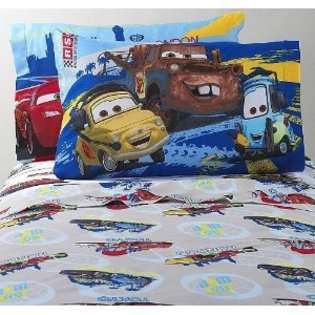Disney Pixar Cars Lightning Mcqueen Cars Twin Bed  