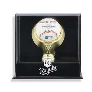   Mounted Gold Ring Baseball Royals Logo Display Case: Sports & Outdoors