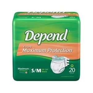  Depend Fitted Maximum Protection Briefs Health & Personal 