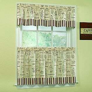 Latte 58 in. x 36 in. Tier Pair  Colormate For the Home Window 