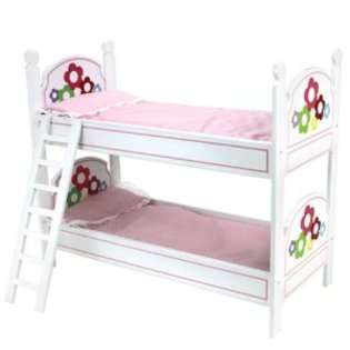  Doll Bunk Bed, Doll Bedding, And Ladder Doll Furniture for American 