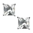 Evalue Jewelry Sterling Essentials Sterling Silver Cubic Zirconia Stud 