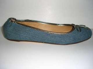 NINE WEST JODIL1 BLUE DENIM Flats Shoes Women Size 8  