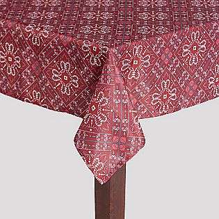 Bandana Print Tablecloth  Country Living For the Home Seasonal Summer 