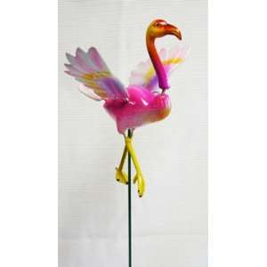  Cheeky Plastic Flamingo w/Stake
