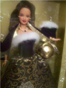 Gorgeous 2001 New Year Barbie Gold Musical Ornament NIB  