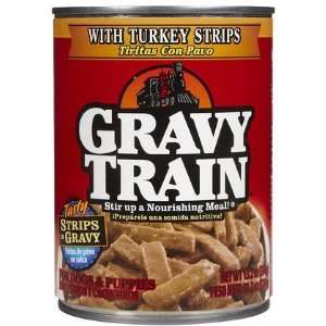 Gravy Train Strips in Gravy with Turkey  24 x13.2 oz (Quantity of 1)