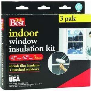   Heat Shrink Film Window Kit, 3PK SHRINK WINDOW KIT