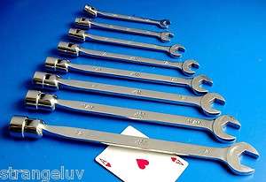   8pc SAE Fractional Flex Box 6 point Combination Wrench set 5/16   3/4