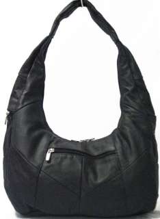   Leather Bag Shoulder Purse Black Hobo Large Nwt New Handbag Tote