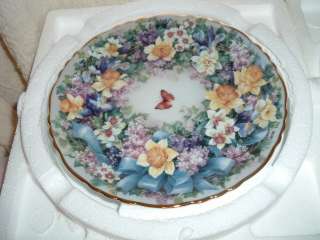   Liu Bradex Plates w Flowers/Holiday Angels/Butterfly/Floral Greetings