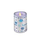   it Snow Flickering LED Color Change Battery Operated Flameless Candle