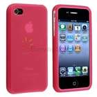 New Pink Silicone Case+Car Charger+Dashboard Mount For iPhone 4 4th 4G 