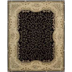  Chateau Provence Black Oriental Rug Size 99 x 139 