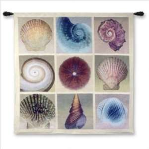 Shell Collection Large Tapestry Wall Hanging 52 x 52  