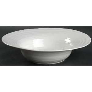  Portmeirion Sophie Conran White Large Rim Soup Bowl, Fine 