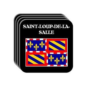Bourgogne (Burgundy)   SAINT LOUP DE LA SALLE Set of 4 Mini Mousepad 