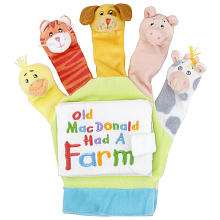 Little Scholastic Old MacDonald Touch and Play Hand Puppet Board Book 