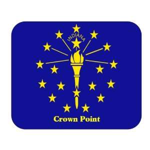 US State Flag   Crown Point, Indiana (IN) Mouse Pad 