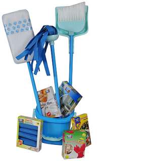 Just Like Home Deluxe Cleaning Set   Blue   Toys R Us   Toys R Us