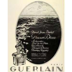  1924 Ad Guerlain Paris French Perfume Scents Parfum Bottle 