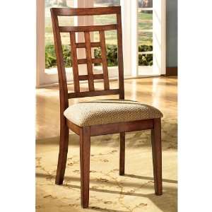 Medium Oak Stain Side Chair   Set of Two Furniture 