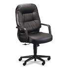 SHOPZEUS HON Leather 2090 Executive High Back Chair   Black