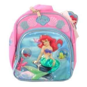 Disney Mermaid School backpack  Ariel Toddler size bag 