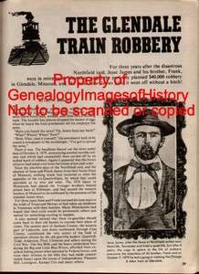 Jesse James Gang Robs The Glendale Train  