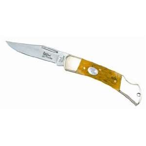  Steel Warrior Pocket Knife LITTLE WARRIOR Banana Jigged 