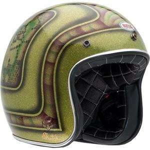  Bell Custom 500 Skratch Lace Helmet   X Large/Green 