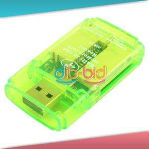 All in One USB Memory Card Reader TF SD MMC M2 MS #08  