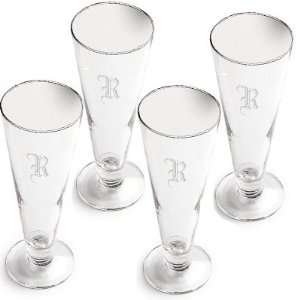  Personalized Pilsner Glass SET OF 4