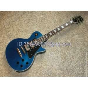    hot sell lp custom blue electric guitar 1 Musical Instruments