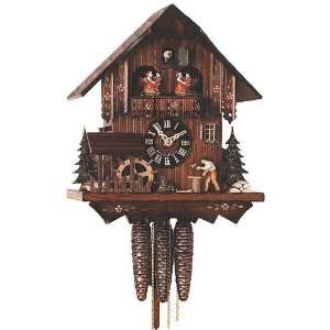CHALET CUCKOO CLOCKWOODCUTTER1 DAY MOVEMENT 