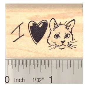  I Love Cats Rubber Stamp Arts, Crafts & Sewing