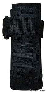 MOLLE Flashlight Pouch Holster Tactical Vest Gear Black  