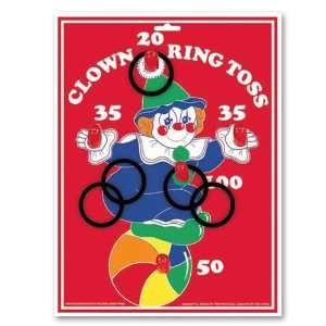 Clown Ring Toss Party Game
