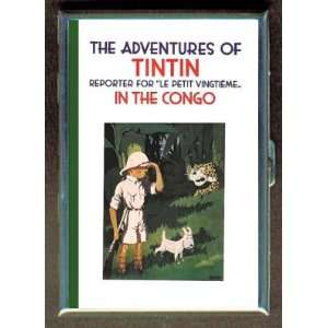  ADVENTURES OF TINTIN, CONGO, ID CIGARETTE CASE WALLET 
