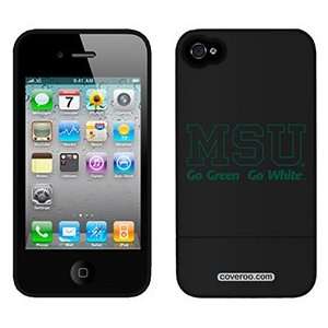   State Go Green Go White on AT&T iPhone 4 Case by Coveroo Electronics